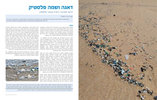 דאגה ושמה פלסטיק - זיהום הסביבה הימית בשבבי פלסטיק (2019)